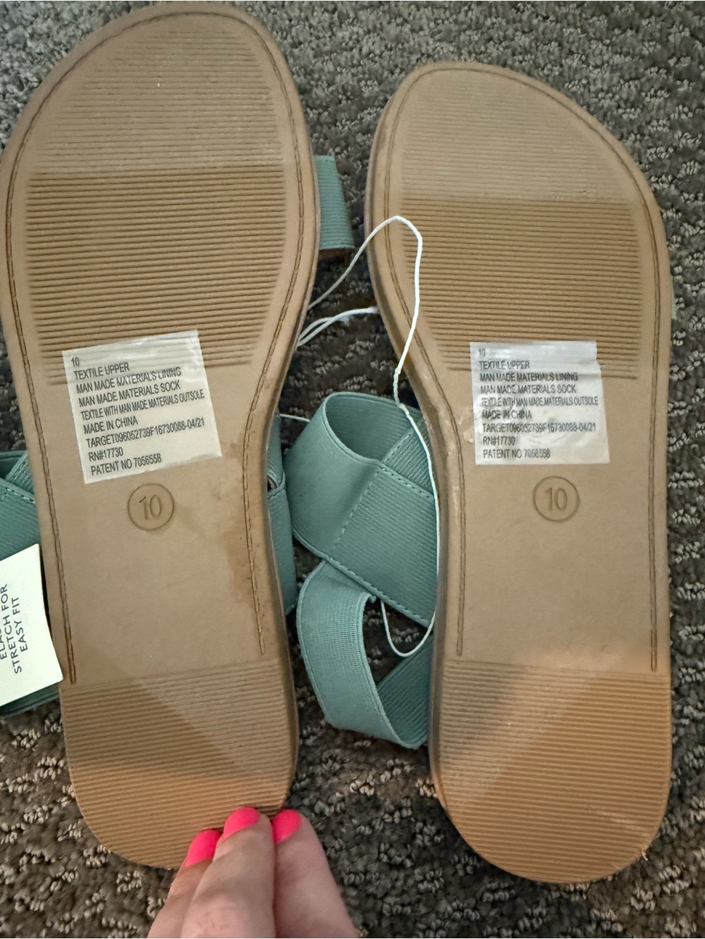 Universal Thread Green Sandals - Picture 4 of 4